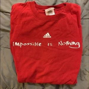 IMPOSSIBLE IS NOTHING ADIDAS SHIRT